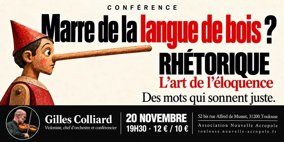 Conférence : la rhétorique, l'art de l'éloquence