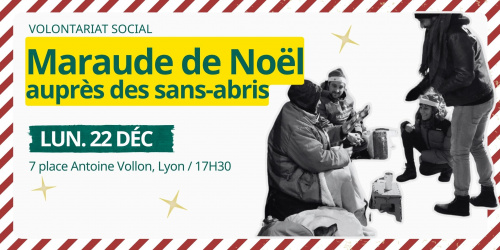 Maraude de Noël auprès des sans-abris