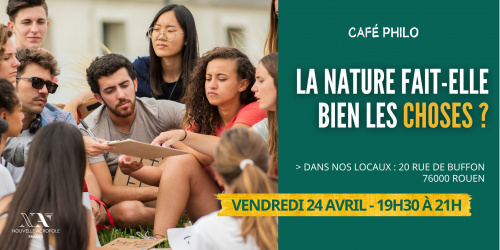 Café philo - La Nature fait-elle bien les choses ?