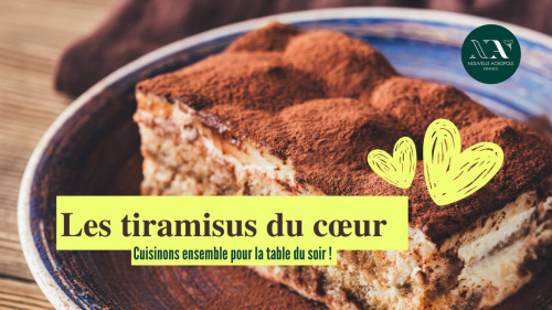 Les Tiramisus du cœur ! Confection de Tiramisus pour ceux qui sont dans le besoin.